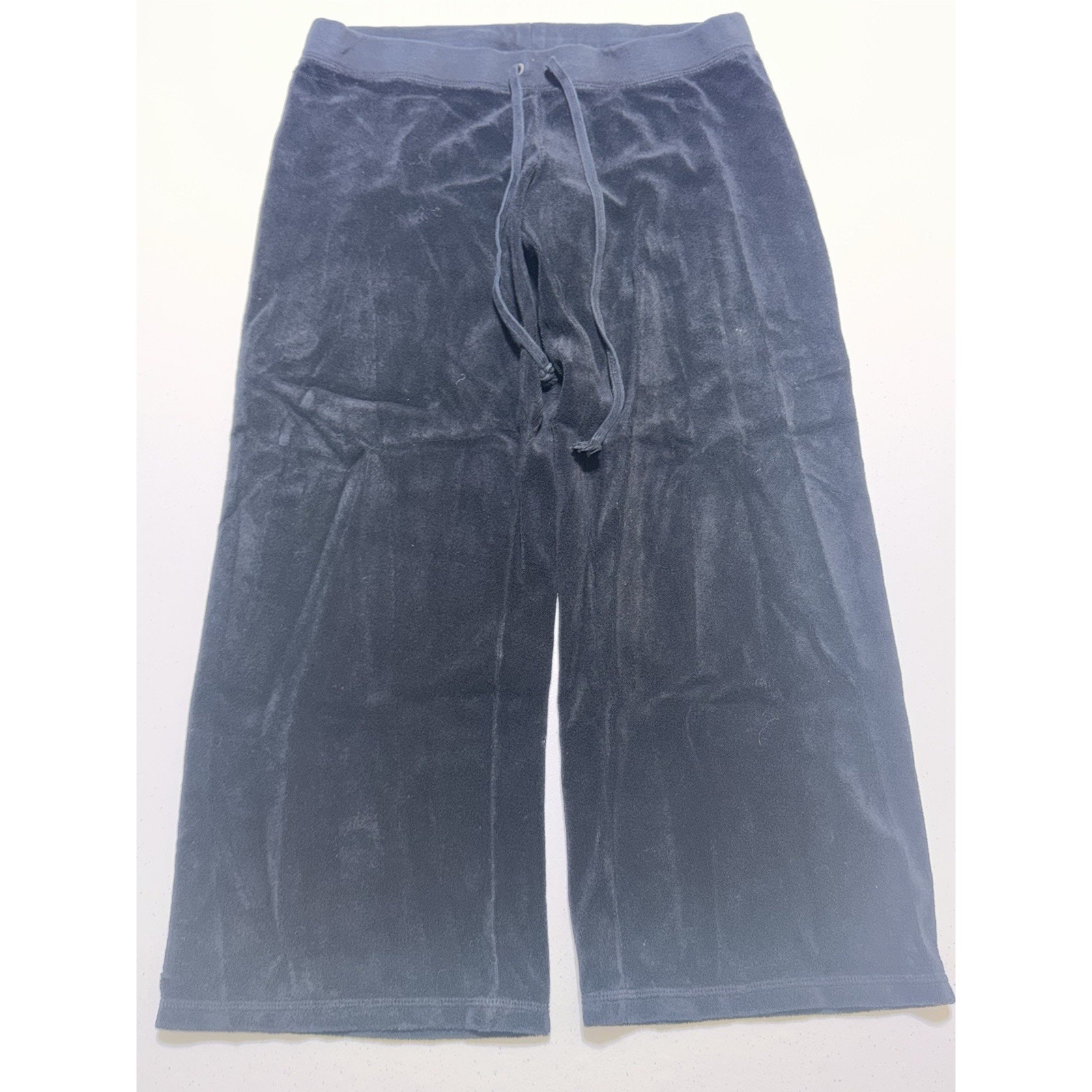 Y2k Juicy Couture Small Black Velour Pants